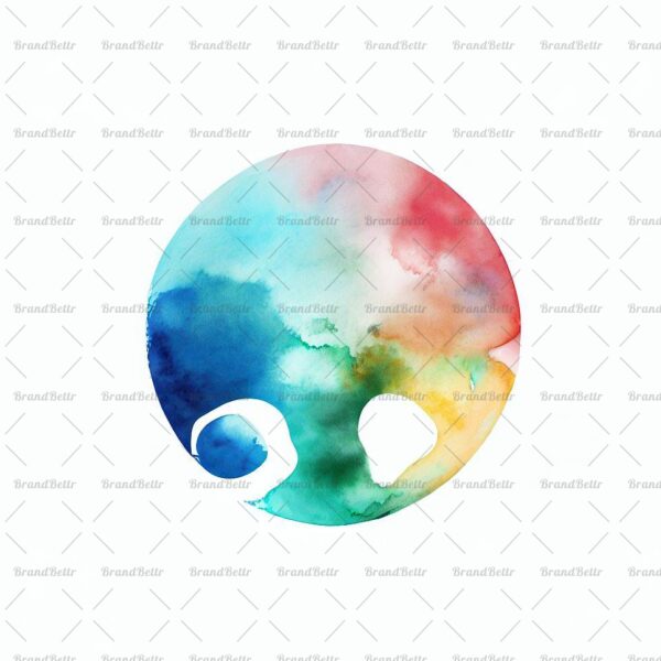 Aquarellfarbpalette