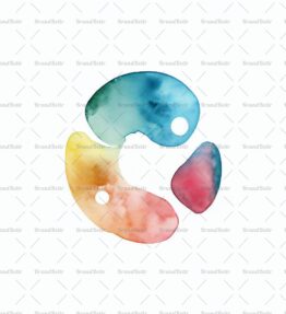 Aquarellfarbpalette