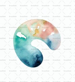 Aquarellfarbpalette