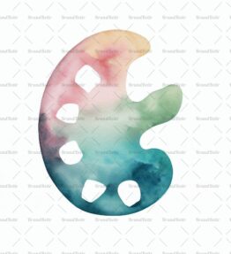 Aquarellfarbpalette