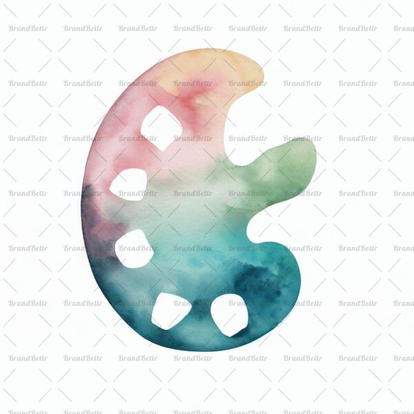 Aquarellfarbpalette