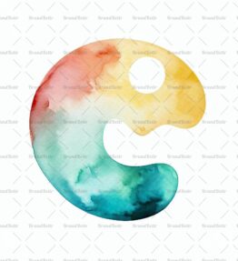 Aquarellfarbpalette
