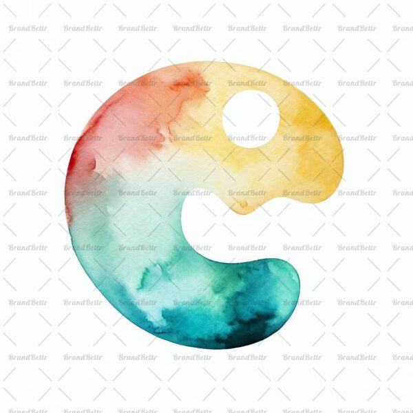 Aquarellfarbpalette