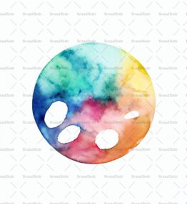 Aquarellfarbpalette