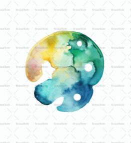 Aquarellfarbpalette