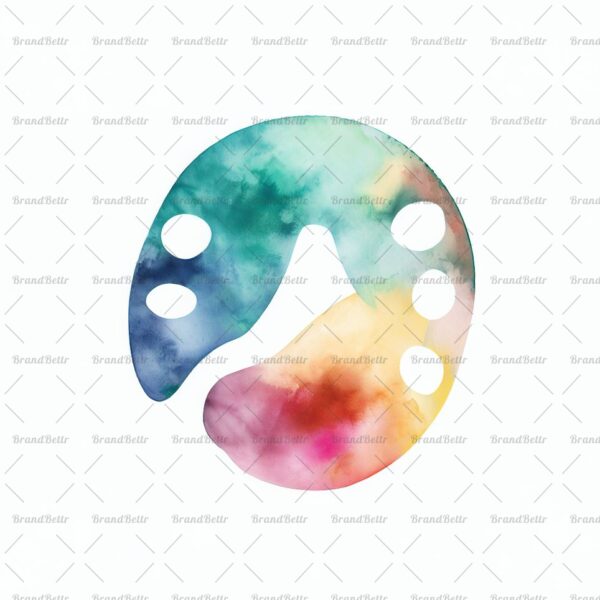 Aquarellfarbpalette