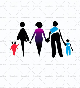 Familiensilhouette