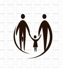 Familiensilhouette