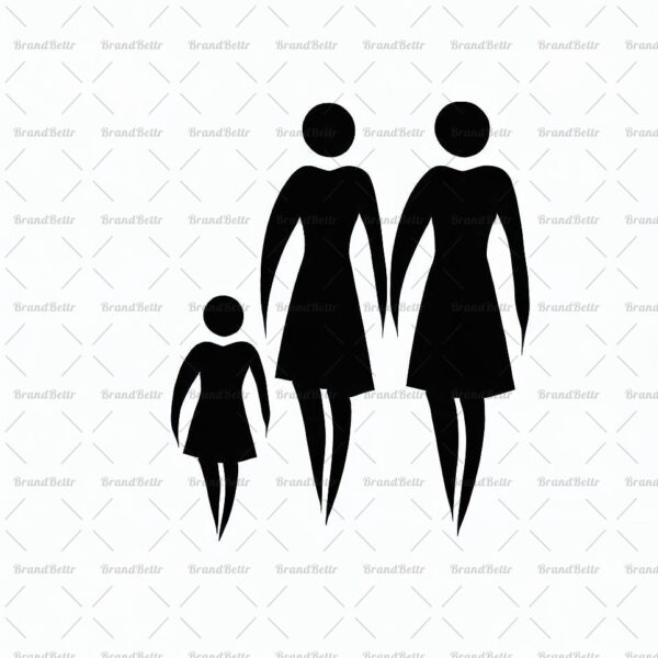 Familiensilhouette