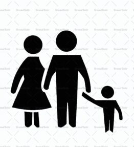 Familiensilhouette