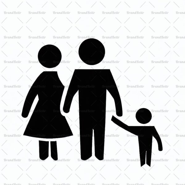 Familiensilhouette