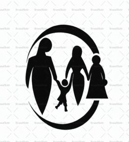 Familiensilhouette