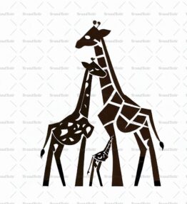 Giraffenfamilie