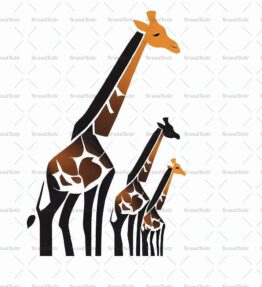 Giraffenfamilie