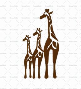 Giraffenfamilie